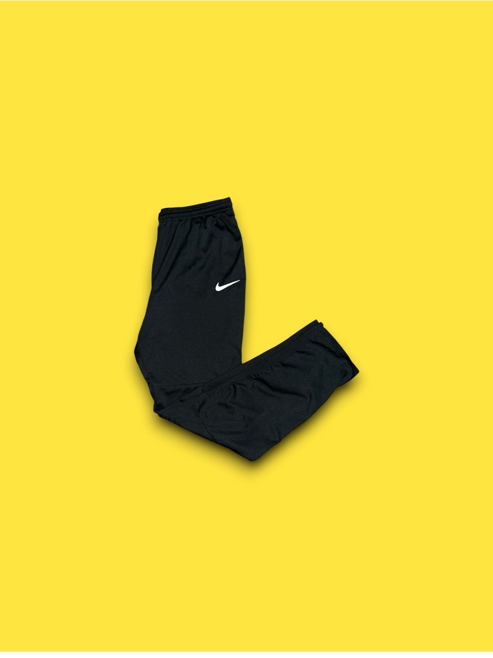 Nike Dri-Fit Tapered Athletic Track Pants Black Unisex Medium